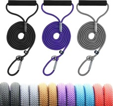 7FT Slip Lead Dog Leash, 3Pcs Dog Training Leash, Strong Nylon Rope Leash, 1/4&quot; - £10.82 GBP