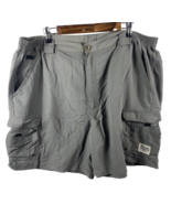 Bimini Bay Cargo Shorts Size 44 Mens 100% Nylon Gray Pockets Fishing Hiking - $39.92 CAD