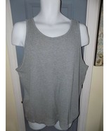 Old Navy Gray Ribbed Regular Fit Tank Top Size L Men&#39;s EUC - $14.24