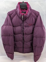 Mountain Hardwear Size Large Down Filled Hooded Puffer Jacket Maroon (A17) - £102.25 GBP