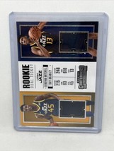 2018 Panini Contenders Donovan Mitchell Tony Bradley Rookie Dual Ticket Jersey - £9.84 GBP