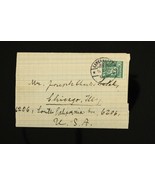 Vintage Postal History Cover Finland To USA Folded Letter Envelope Only - $12.97