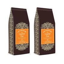 Café Mexicano Coffee, Caramel Flan, 100% Arabica Craft Roasted, 2x12oz bags - £17.29 GBP