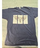 Tiltex Death&#39;s-Head Hawkmoth Gray Short Sleeve 100% Cotton T Shirt - $19.40 CAD