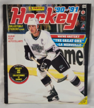 1990 - 1991 NHL HOCKEY PANINI COLLECTIBLE STICKER ALBUM BOOK GRETZKY LEM... - £31.45 GBP