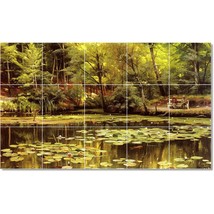 Peder Mork Monsted Country Painting Ceramic Tile Mural BTZ22887 - £115.64 GBP+