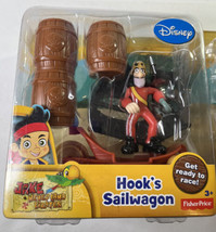 Disney&#39;s Jake and The Never Land Pirates Hook&#39;s Sailwagon by Fisher-Price NIP - £10.06 GBP