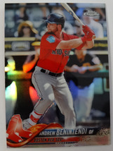 2018 Topps Chrome #151 Andrew Benintendi Boston Red Sox Refractor Baseball Card - £2.28 GBP