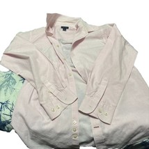 tommy hilfiger Size 18 Long Sleeve Button Up Collard Shirt Pink - $4.99