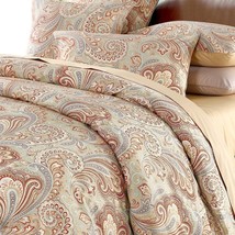 Luxury Paisley Bedding Design 800 Thread Count 100% Cotton 3Pcs Duvet Cover Set, - £133.31 GBP
