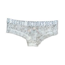 Victoria&#39;s Secret Cheeky Panty Bikini Lace XL White Logo Waistband  - $21.99