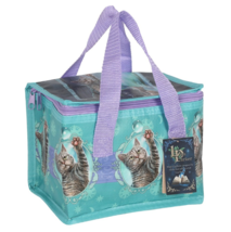 HUBBLE BUBBLE Lunch Bag by Lisa Parker 6&quot; x 8&quot; x 5&quot; Cat - $12.50