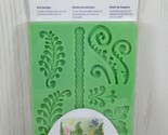 Wilton  Leaves Butterflies Scrolls Fondant Gum Paste Silicone Mold new - £7.78 GBP