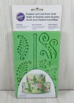 Wilton  Leaves Butterflies Scrolls Fondant Gum Paste Silicone Mold new - £7.90 GBP