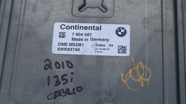 2010 Bmw E60 E82 E80 E92 135i 335i 535i N54 ECU DME CAS-3 Ignition Fob 7604567 image 4
