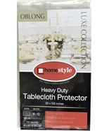 Crystal Clear Tablecloth Protector Oblong 60 x 108 inch Oblong - $12.86