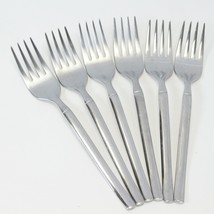 Zwilling J. A. Henckels Opus Salad Forks 18/10 Glossy Stainless 7 1/8&quot; Lot of 6 - £23.11 GBP