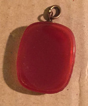 Vintage Hand Crafted 1970s Sterling Silver Smooth Polished Carnelian Gemstone Ju - £22.76 GBP