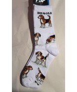 Adult Medium BEAGLE Dog Breed Poses Footwear Dog Socks 6-11 - £9.47 GBP