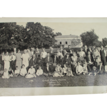Vintage Photo Black White Panoramic 1923 GILLETT Family Madison WI Photoart Hous - £44.35 GBP