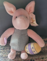 Gund Piglet Stuffed Easter Animal Classic Pooh Basket Stuffer 10&quot; Tall Cute - $24.99