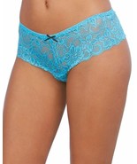 STRETCH LACE OPEN CROTCH CHEECKY BOYSHORT SATIN BOW DETAILS SIZE MEDIUM - $16.71 CAD