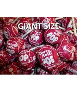 Giant Tootsie Pops RED RASPBERRY Giant Tootsie pop 42 lollipop sucker bu... - $8.97