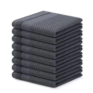 New Homaxy 100% Cotton Waffle Weave Kitchen Dish Cloths Ultra Soft Absorbent Qui - £33.99 GBP