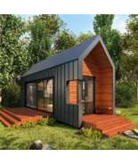 Tiny ADU Chalet Cabin SIP System Vacation Rental Tiny House On Wheels - £27,331.53 GBP+