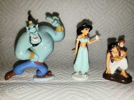 Disney Aladdin Vintage Figures, Lot Of 3, Genie, Jasmine, Aladdin  Classic. - £9.20 GBP