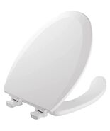 MAYFAIR 18440EC 000 Open Front Toilet Seat will Never Loosen and Easily ... - $40.00