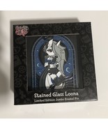Helluva Boss Stained Glass Loona Limited Edition Jumbo Enamel Pin Vivziepop - £157.37 GBP