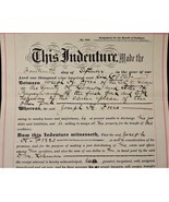 1906 antique INDENTURE Joseph H Frees SHOE STORE debtor Lebanon PA to D ... - £68.40 GBP