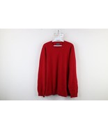 Vintage 90s Lands End Mens Large Distressed Soft Cashmere Knit Crewneck ... - $124.97 CAD