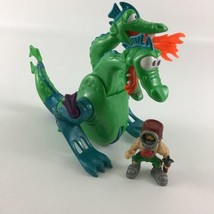 Fisher Price Great Adventures Two Headed Sea Serpent w Figure Lot Vintag... - $29.65
