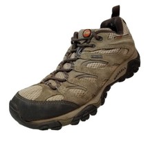 Merrell Moab Waterproof Hiking Shoes Womens 10 Trail Dusty Olive Green Vibram - £22.85 GBP