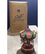 Avon Santa&#39;s Caroling Carousel In Original Box Vintage 1995 Tested Works - €12,99 EUR