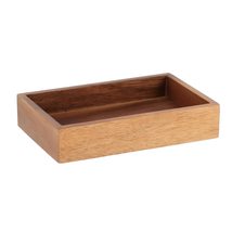 Acacia Soap Dish Cup Dispenser Tray - £9.90 GBP