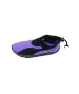 Girls Slip-On Water Shoes Purple &amp; Black Size 13 Free Shipping - $11.93 CAD