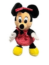 Vintage Disney Minnie Mouse 20” Plush Red &amp; White Dress - £17.42 GBP