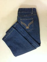 Suko Jeans Women&#39;s Denim Straight Leg Mid Rise Blue Jean Capri Size 29 - $12.86