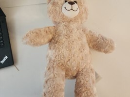 Build A Bear Tan Swirl Happy Hugs Cream Light Brown Teddy Stuffed Animal 16&quot; - £10.13 GBP