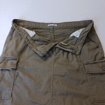 Devoted Women's Green Rear Zipper Cargo Denim Skirt Size XL image 8