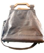 Texas Carpet Baggers Leather/Suede Brown bag - £78.53 GBP