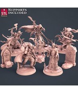 3D Printed STL Miniatures Graveyard Set 28mm - 32mm War Gaming D&amp;D - $160.32 MXN+