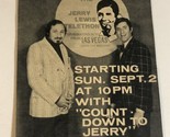 The Jerry Lewis Telethon Tv Guide Print Ad TPA5 - $5.93