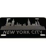 DEEP Engraved New York City NYC Car Tag Diamond Etched Aluminum License ... - £15.64 GBP