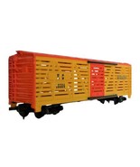 Vtg TYCO HO Scale Model Railroad Train Box Cattle Freight Car KC Durango... - £11.79 GBP