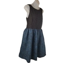 Plenty by Tracy Reese Anthropologie Sleeveless Knee Length Dress Sz 10 Blue Blac - £17.80 GBP