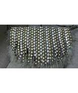 &quot;&quot;RHINESTONES &amp; STUDDED FRINGE ON FAUX FUR BODY&quot;&quot; PURSE - NWT - EXPRESSI... - £22.67 GBP
